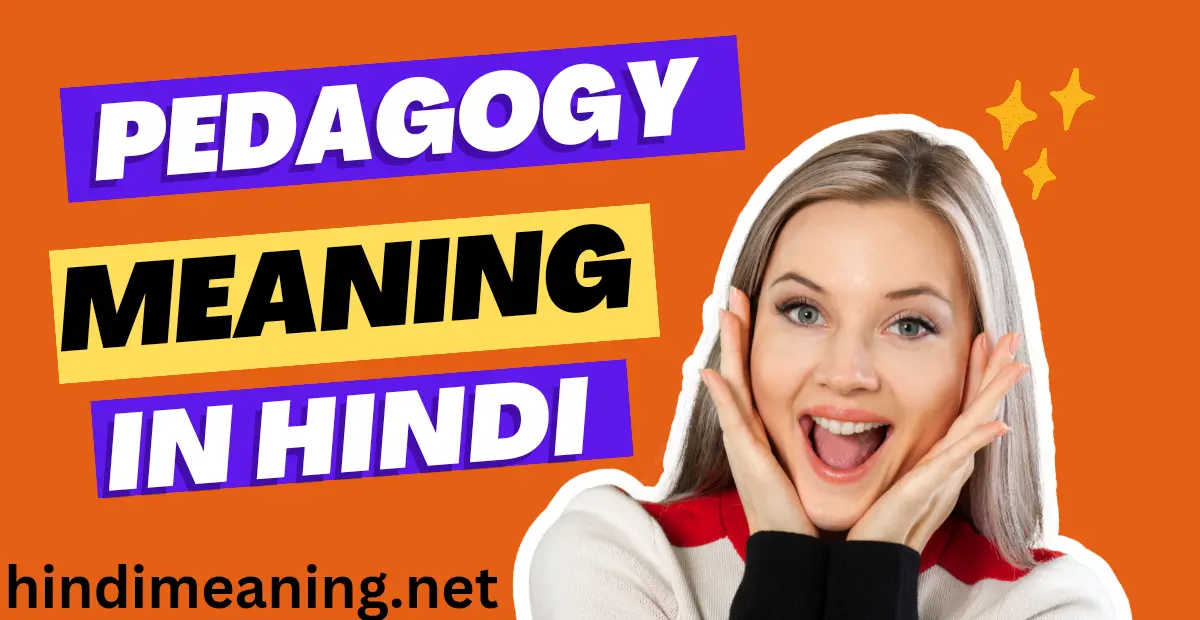 Pedagogy Meaning In Hindi